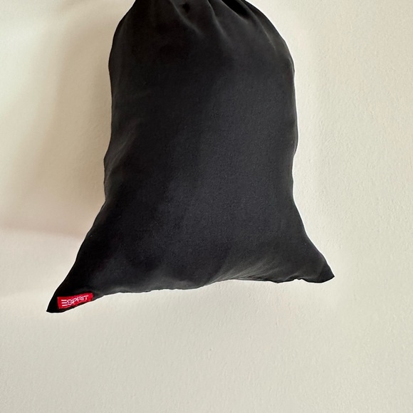 Vintage Esprit Black Pre-wrinkled Slip Silk Dress Chic Unique. No iron required. - Picture 13 of 13